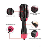 Four In One Hot Air Comb Two In One Multifunctional Negative Ion Curling Straight Hair Dryer