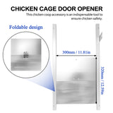 Light Sensor Chicken Cage Door Opener Controller Actuator Motor Automatic Opener Kit IP44 Protection Level Remote Control