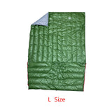 20D Winter Autumn Spring 90% White Duck Down Mummy Sleeping Bag Blanket Mat Quilt Hammock Underquilt Camping