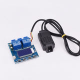 LCD Display Temperature Controller DC 12V Sensor Module Micro USB Humidity Thermostat Intelligent 2-Channel Relay High Accuracy