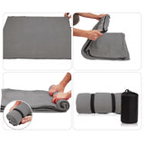 Adult Fleece Sleeping Bag Liner, Microfiber Blanket Outdoor Blanket for Backpacking Camping Hiking Picnic Hotel Office Trave