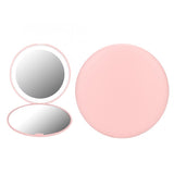 Mini Portable Lights LED Makeup Mirror 10X Magnify Hand Hold Foldable 12 LEDs Pocket Makeup Mirror Light Beauty Cosmetic Tool