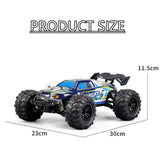 New RC Car 2.4G 50KM High Speed 4CH Rock Car Driving Big Car LED Headlight Remote Control Car Off-road Vehicle Toy VS Wltoys Car