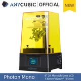ANYCUBIC 3D Printer Photon Mono UV Light Hardening LCD Resin 3D Printer with 50mm/h Fast Printing Speed, Print Size 130x82x165mm