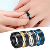 Smart Sensor Temperature Ring Modern Real-time Intelligent Temperature Test Finger Rings Thermometer Women Men Jewelry Gifts