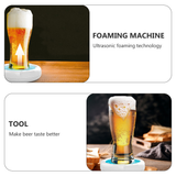 1pc Durable Portable Practical Convenient Reusable Beer Vibration Ultrasonic Beer Foamer