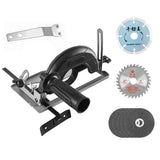 0-45° Angle Adjustable 0-40mm Cutting Depth Adjustment Positioning Bracket Angle Grinder Retrofit Cutting Machine Slotting Base