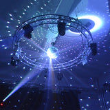 BEIAIDI Remote Control 10W DJ LED Pinspot Light Disco DJ KTV Wedding Party Reflective Mirror Ball RGB Spot Light Stage Lighting