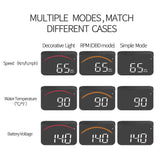 M11 hud  head up display OBD2 GPS Dual System Windshield Speed Projector Security Alarm Water temp Overspeed RPM Voltage