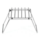 Picnic Folding Multifunctional Campfire Grill Portable Stainless Steel Grill Grate Outdoor Camping Hiking Gas Stove Stand