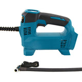 High Power Cordless Inflator Auto-stop Car Air Compressor Pump Digital LCD Inflation Equipment with 3pcs Different Valve-adaptor