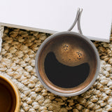 Ultralight 300ml Titanium Coffee Cup Tea Cup Water Mug with Foldable Handles for Home Outdoor Camping Hiking Backpacking Picnic