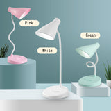 2021 LED Desk Lamp for Bedroom Table USB Rechargeable Reading Multi-function Phone Holder Fashion Decor Home