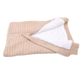 Newborn Baby Winter Warm Sleeping Bags Infant Button Knit Swaddle Wrap Swaddling Stroller Wrap Toddler Blanket Sleeping Bags