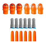 Gardening Thumb Knife Set, 18 Piece Silicone Finger Knife Cutter Garden Harvest Tool For Picking Vegetables Fruits