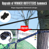 Portable Hammock Double Person Nylon Camping Hammock Survival Garden Hanging Sleeping Chair Travel Furniture Parachute Hammocks