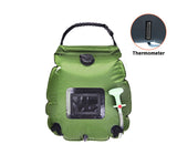 Water Bags 20L Outdoor Camping Solar Shower Bag Hiking Climbing Bath Bag Foldable Heating Camp Shower Switchable Shower Head