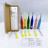 Children Electric Toothbrush Children Cute Cartoon Pattern Waterproof Smart Cleaning IPX7 Sonic Electric Toothbrush For Kids