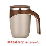 New Upgrade Automatic Self Stirring Magnetic Mug 304 Stainless Steel Coffee Mixing Cup Lazy Blender Smart Mixer Thermal Cup