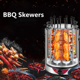 Kebab machine Household electric grill Automatic rotation of barbecue grill Indoor smokeless barbecue machine Small kebabs