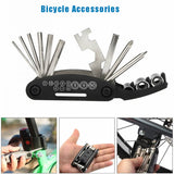 Portable Multifunctional Bike Bicycle Tyre Tire Repair Tools Kit Bike Repair Maintenance Tool Kit for Cycling Travel