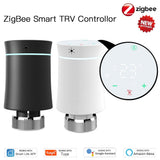 Top ZigBee 3.0 Tuya New Radiator Actuator Valve Smart Programmable Thermostat Temperature Heater Alexa Voice Control