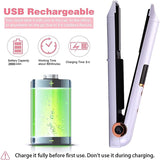 Wireless Hair Straightener Ceramic Mini Flat Iron Hair Curling Irons Styling Tools Cordless Beard Hair Straightener