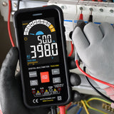AC DC Current Tester Digital Voltage Meter Capacitance Tester RMS REL Ohm Hz Range Ohm Tester 1000V 10A 83x23x165mm Black