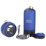 11L PVC Pressure Shower with Foot Pump Lightweight Outdoor Inflatable Shower Pressure Shower Water Bag For Outdoors Beach