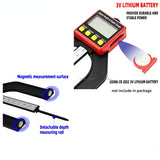 0-80mm 0.01mm Digital Height Depth Counting Depth Meter Woodworking Gauge Altimeter Ruler Caliper WoodWorking Measuring Tools