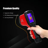 IR Thermal Imager Infrared Thermal Imaging Camera 3.2-inch LCD Rechargeable Temperature Auto Tracking Free Focus Thermal Imager