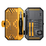 145pcs Screwdriver Bits &amp; Socket Set Drive Set Premium H4*28MM CR-V Alloy Steel Slotted Torx Star Hexagon Bits Magnetic Soft Pad