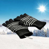 Washable 1 Pair Durable Winter Electric USB Hand Warmers Breathable Thermal Gloves Lightweight   for Home