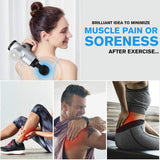 Muscle Massage Gun Sport Therapy Massager Body Relaxation Pain Relief Slimming Shaping Massager 4 Heads With Bag