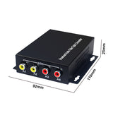 2 Channel Bidi Audio RCA to Fiber optic Extender (Bidirectional) FC SM 20km Over FC Audio intercom broadcast system (Tx/Rx)Kit