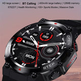 Smart Watch AK45 Bluetooth Phone Call 400mah Large Battery Men Military Tactical Rugged Outdoor Sports Fitness Smartwatch