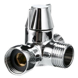 Copper Shower Water Separator 3-Way 1/2 Outlet Sink Faucet Diverter Valve T Adapter Shower Hose Tap Splitter Thermostability