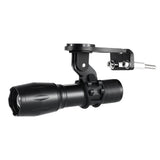 WEST BIKING Telescopic Bicycle Light Bracket Set Practical Outdoor Cycling Bicycle Light Set Low Strong Brust Lighting Modes