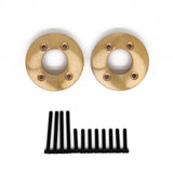 2PCS Brass Counterweight Balance Weight for YK4101PRO YK4102 YK4103 YK4082 YiKong RC Crawler Car Upgrade Parts