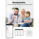 Wi-Fi Switch Module 16A Smart Breaker Intelligent Relay Light Switch APP Remote Control Voice Control Timer DIY Home Automation