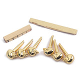 Bridge pins made of brass nut for 6-string acoustic guitar replacement