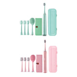 Electric Toothbrush IPX7 2 in 1 Magnetic Levitation Charging 90 Days Soft Brush Head Toothbrush