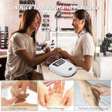 Electric Hand Massager Heating Function Timer Setting Massager Multiple Modes Adjustable Pressure Point Therapy Massager
