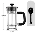 French Presses Pot Coffee Maker Filter Coffee Pot Household Moka Coffee Machine Coffee Pot Percolator Tool 350ml