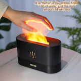 Ultrasonic USB Aromatherapy Flame Effect House Air Humidifier Essential Oils Aromatic Fragrance Scent Fire Diffuser Mist Maker