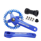 CATAZER Bicycle Crank Chainwheel 104BCD 32T MTB Bike Crankset Aluminum Alloy with Bottom 170mm Crank  Bike Parts  Crank Set