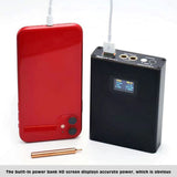 Digital Display Spot Welder USB Charging 18650Lithium Battery Built-in Power Bank Small Spot Welding Machine DIY Kit Repair Tool