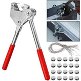 Plier 20pcs 10*4mm Sealed Beans Sealing Wire Lead Seal Sealing Pliers Calipers