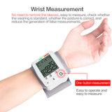 Medical Wrist Blood Pressure Monitor Digital Blood Pressure Heart Rate Pulse Tensiometro Meter Sphygmomanometer Health Care