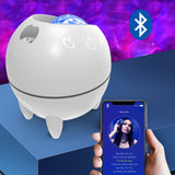 Galaxy Projector Star Colorful Sky Music Player LED Night Christmas lights Projector Romantic Projection Lamp Blueteeth Speaker